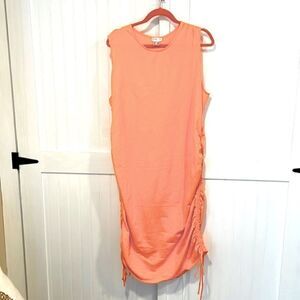 Venus long dress with side ruching size 2X sizes out XL